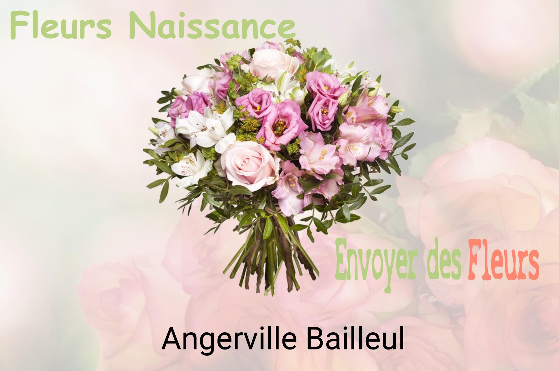Bouquet de fleurs de naissance livré à Angerville-Bailleul