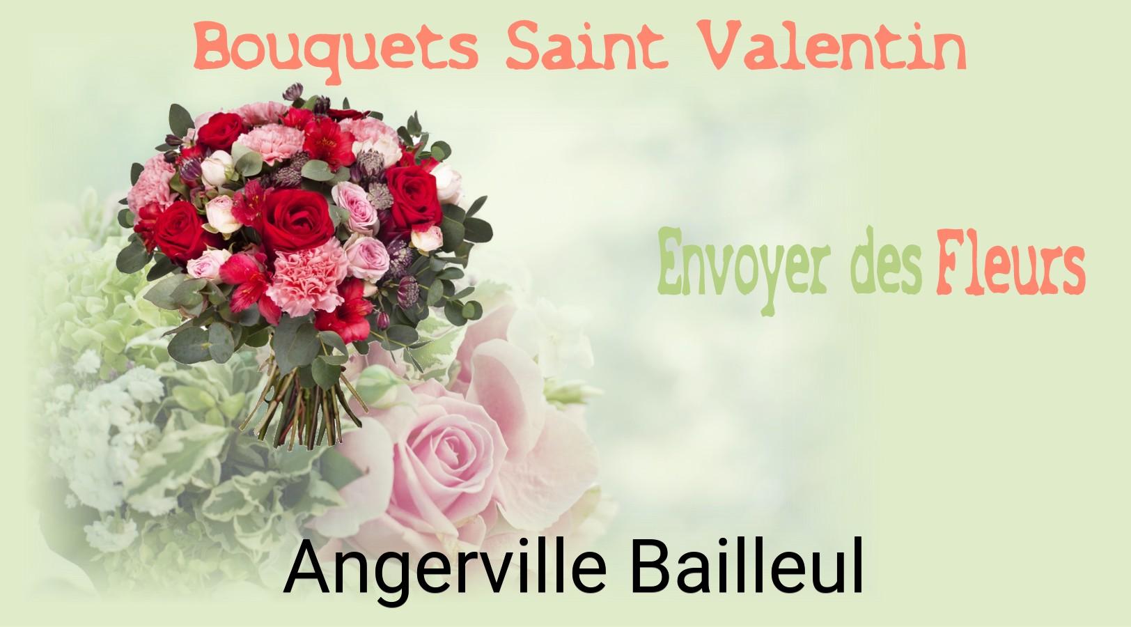 Roses de Saint-Valentin livrées à Angerville-Bailleul